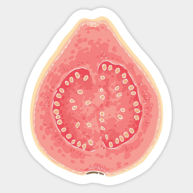 Guava Sticker by deepfuze